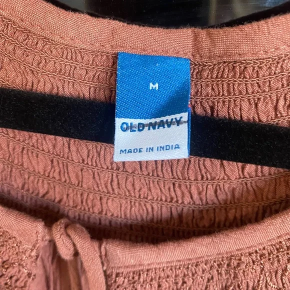 Old Navy Long Sleeve Rust Dress - Picture 2 of 2